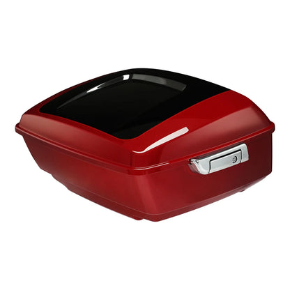 King Trunk for Harley Touring Electra Glide (2014–Present) Billiard Red/Vivid Black