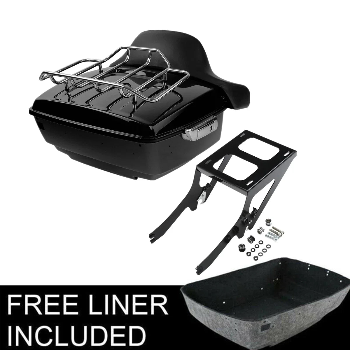 Trunk Mount Rack Pad for Harley Heritage Classic FLDE FLHC (2018–2023)