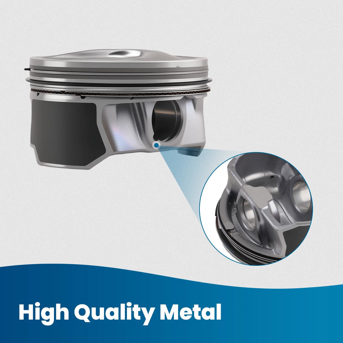 Oversize 0.50MM Piston & Rings Kit for Hyundai Kia Sorento Optima (G4KJ)