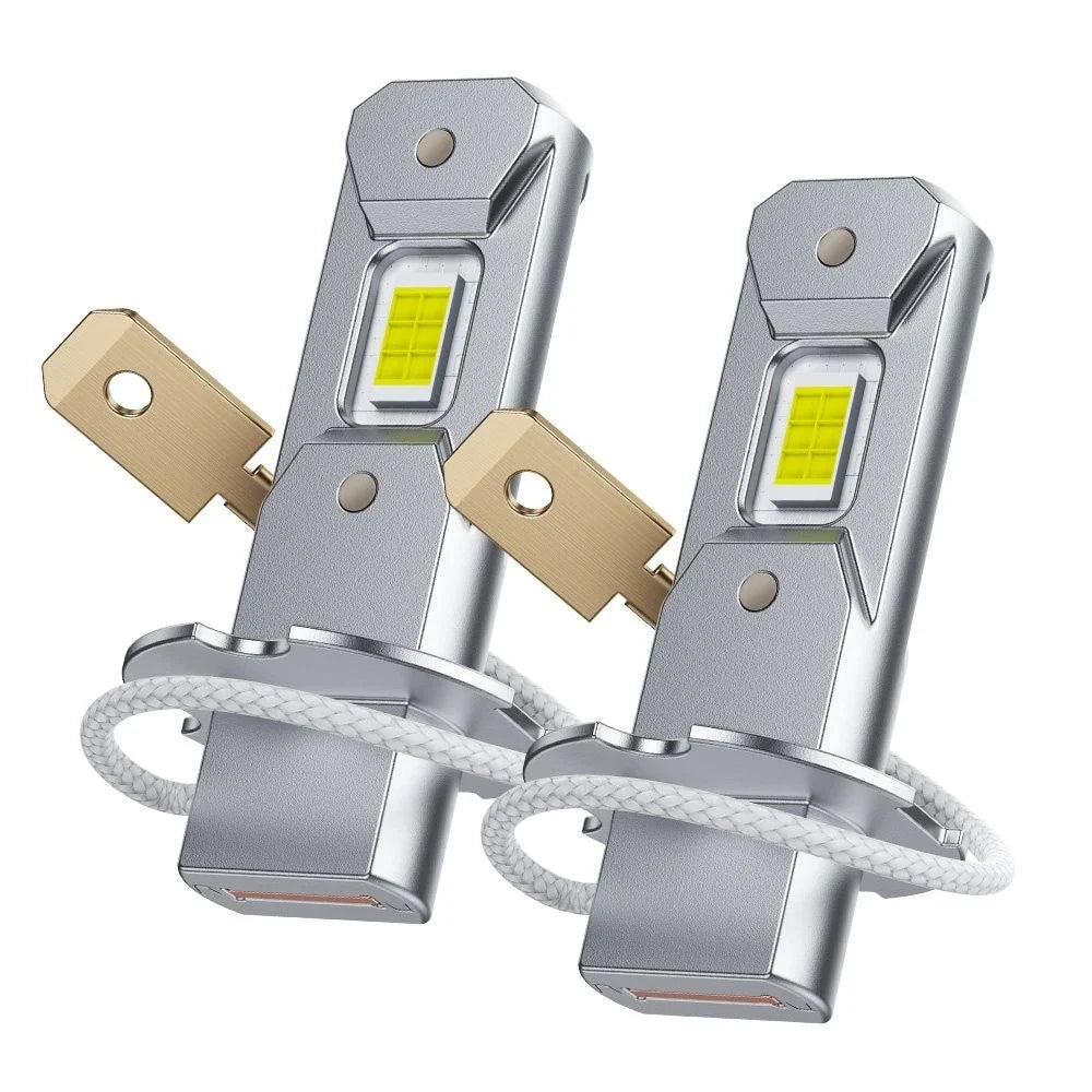 Set of 2 H3 LED Fog Driving Light Bulbs 6500K for AUXITO