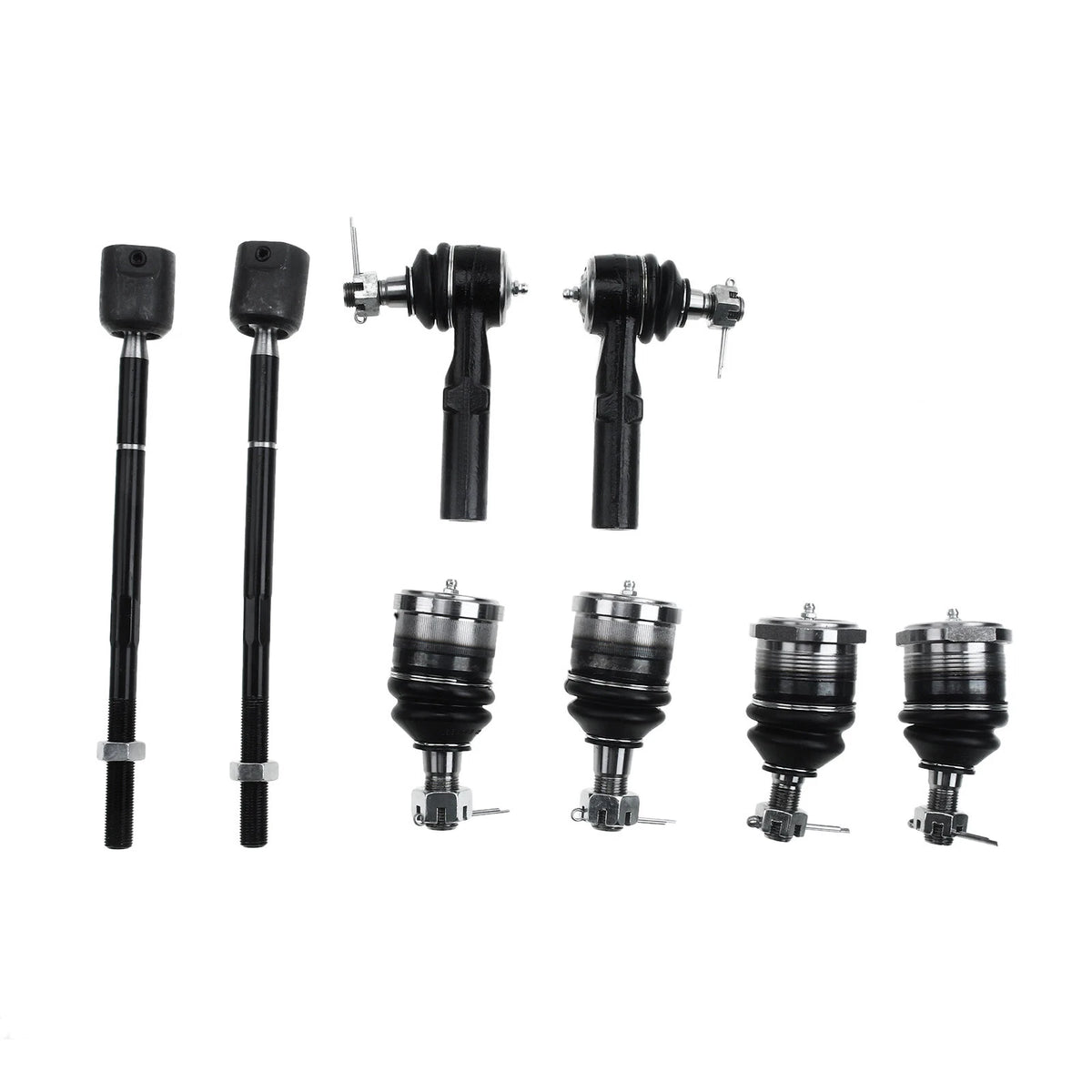 Set of 8 Front Inner & Outer Tie Rod End Ball Joints for Dodge Dakota (1991–1996) K778, K7025, EV252, ES3011RL