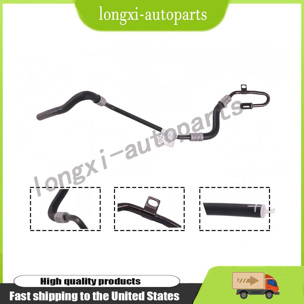 Power Steering Return Hose for Audi Q7 (2009–2015) 7L6-422-891-B