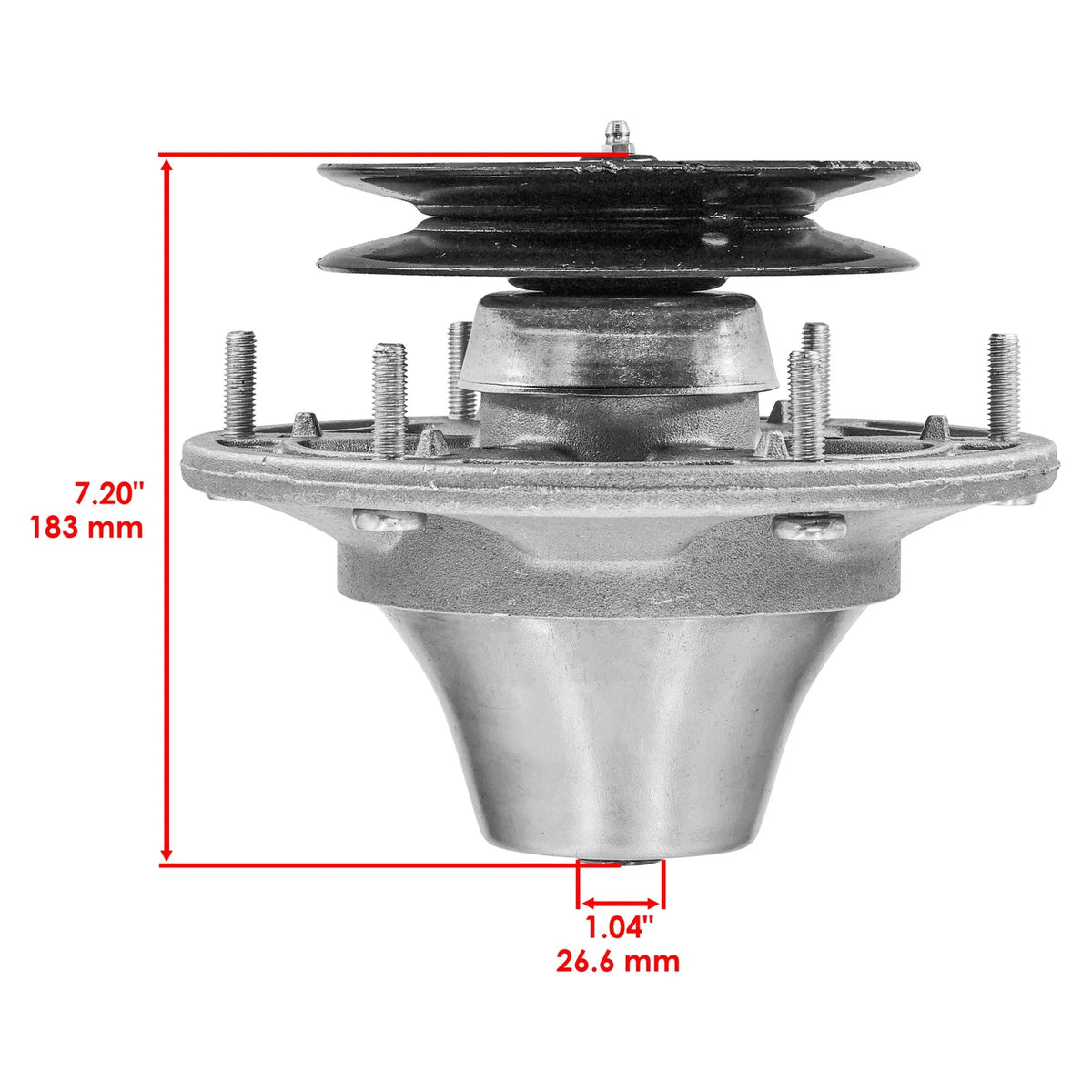 48" Deck Spindle Assembly for John Deere W48M W48R Z540R Z545R Z645 (AM144423, SD239)