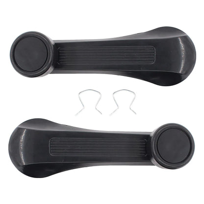 2X Black Car Window Winder Crank Door Handle for