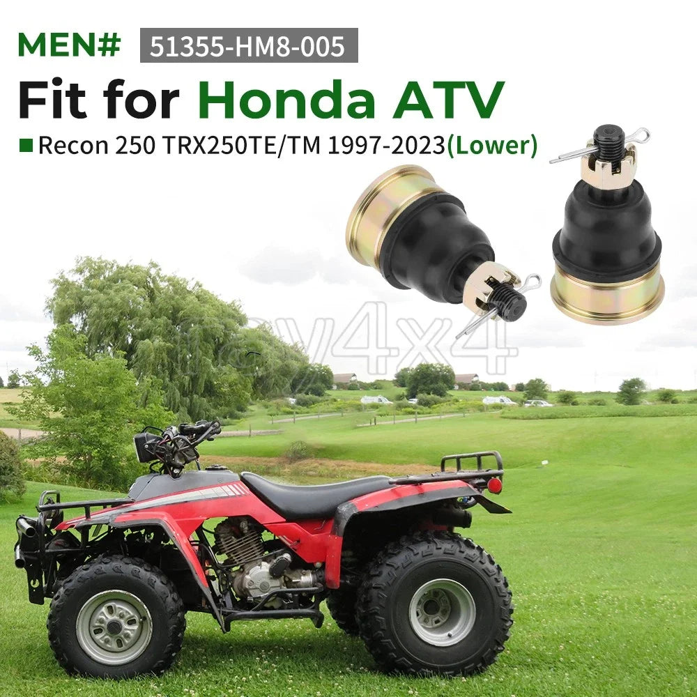 2X Lower Ball Joint for Honda Recon 250 TRX250TE TRX250TM (1997–2023)
