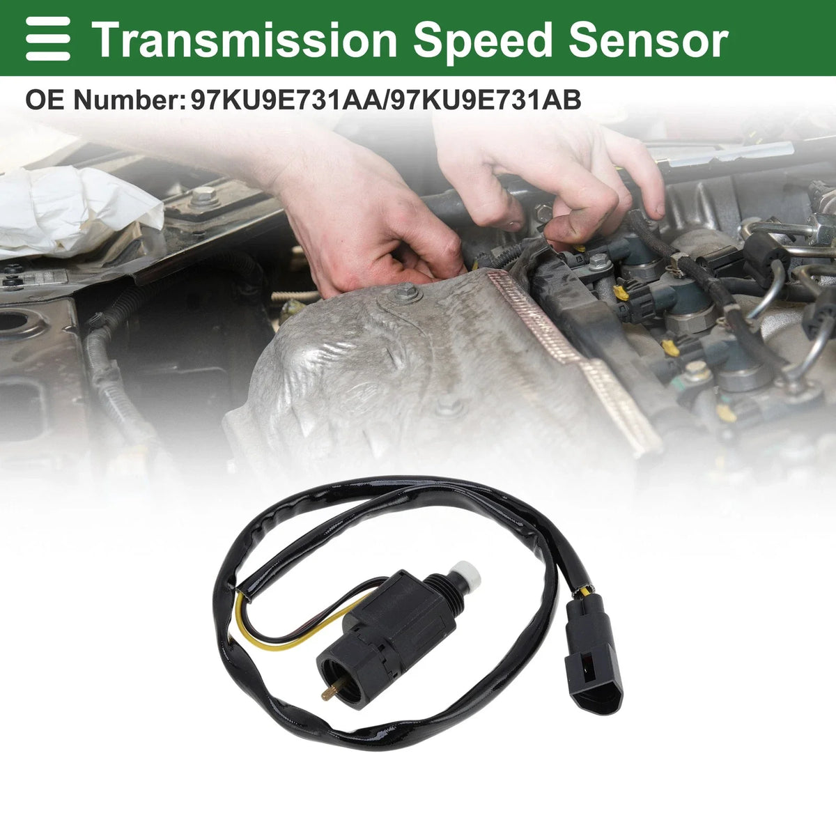 Transmission Speed Sensor No.97KU9E731AA for Ford Escort Hatchback (1990–1997)