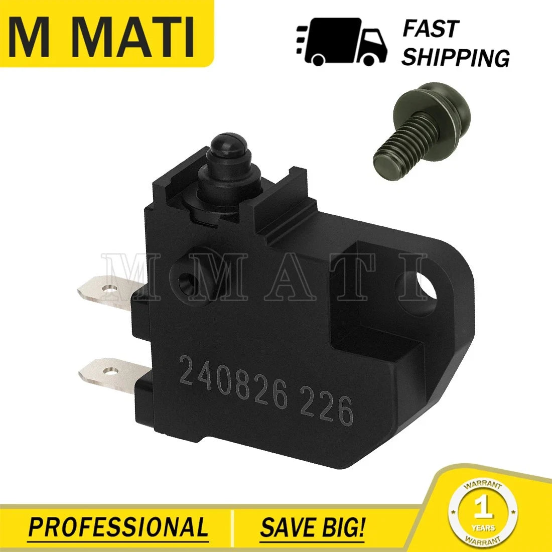 Front Brake Switch for Yamaha XSR700 XSR900 Tenere 700 Tracer 900 Bolt SCR950