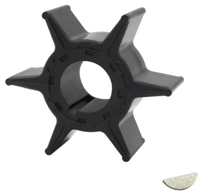 6H4-44352-00 Water Pump Impeller with Key for Yamaha 2 Stroke 25-30 HP (1990-2023)