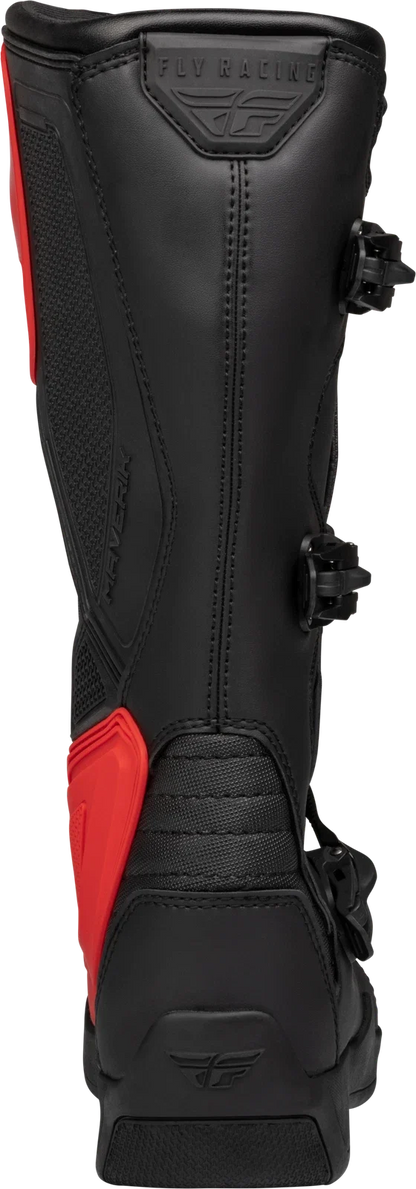 Fly Racing Maverik Lt Offroad Boots for Adventure (US 11) Red/Black
