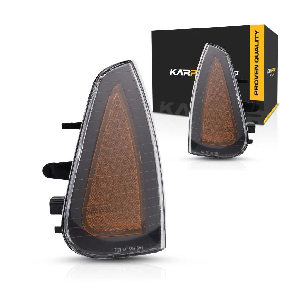 Set of 2 Front Side Marker Lights for Dodge Charger (2005–2010) PLX-M1-333-1403L-AC, CH2550124, CH2551126
