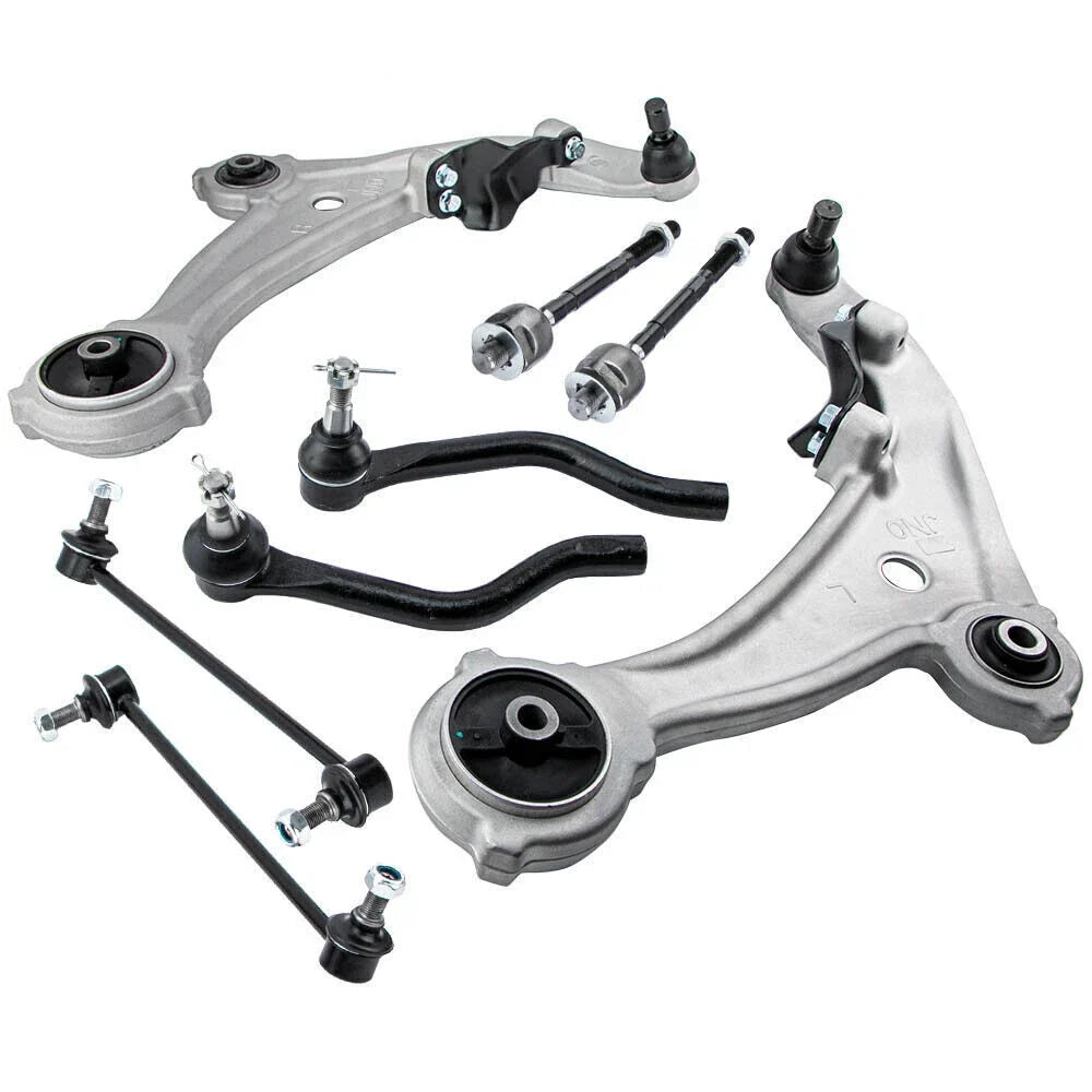 8PCS Suspension Kit Control Arms Tie Rod Sway Bar for Nissan Altima (2007–2013)