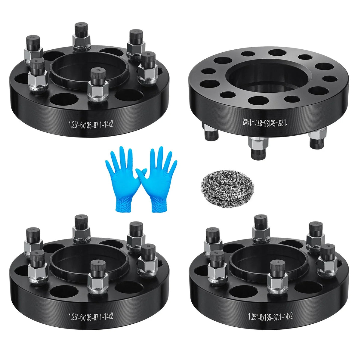 Set of 4 Hubcentric Wheel Spacers for Lincoln Mark LT Ford F-150 (2004–2008)