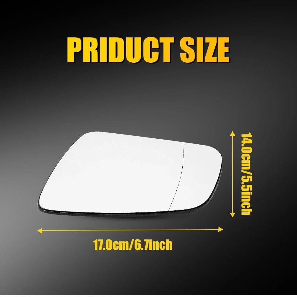 Left Side Heated Mirror Glass for Mercedes C Class W204 (2008–2011)