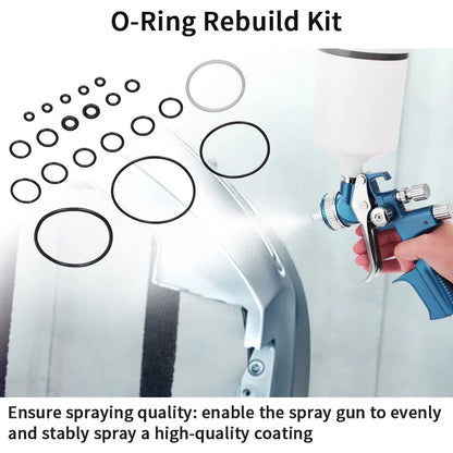 10 Kits Complete O-Ring Seal Rebuild Kit for Graco Fusion AP (N/A)