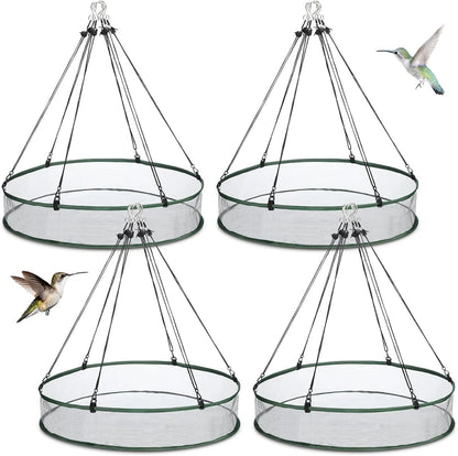 24-Inch Hanging Bird Seed Catchers for Community Feeding Spaces