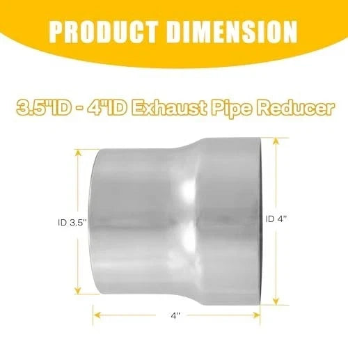 304 Stainless Steel Exhaust Adapter Connector for Universal Vehicles (AGY-PIPE-17)