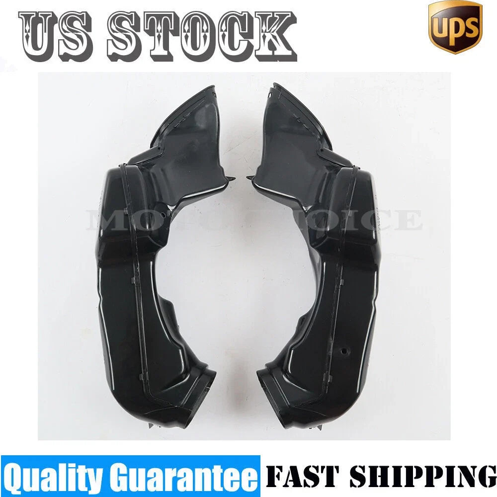 Unpainted Black Ram Air Tubes Duct Intake for Suzuki GSXR600 GSX-R 750 (2008–2010)