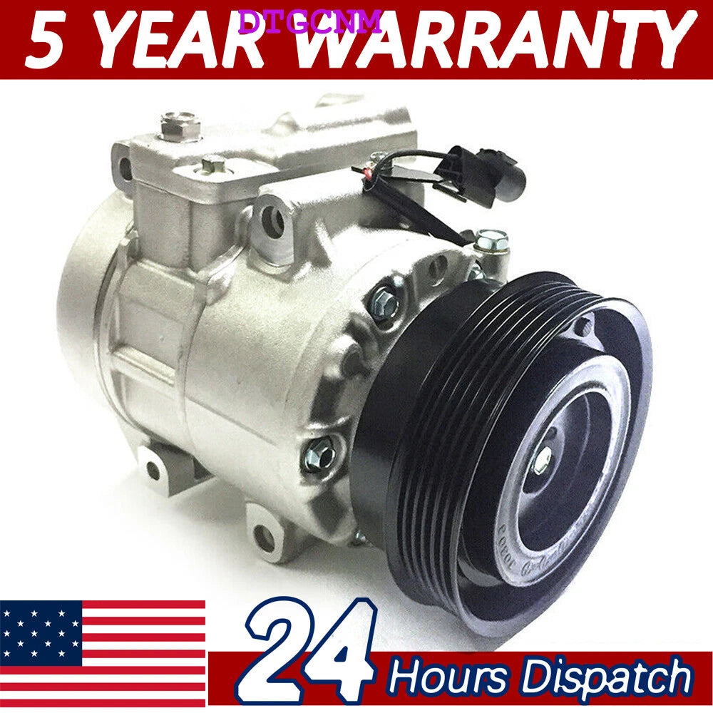 Air Conditioner Compressor with Clutch for Kia Rondo 2007–2008