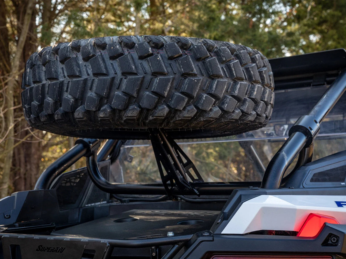SuperATV Spare Tire Carrier for Polaris RZR PRO XP (2020–2023)