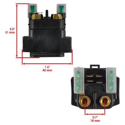 Starter Relay Solenoid for Yamaha XVZ1300 Royal Star (1996–2009) YE1286RE110ZR