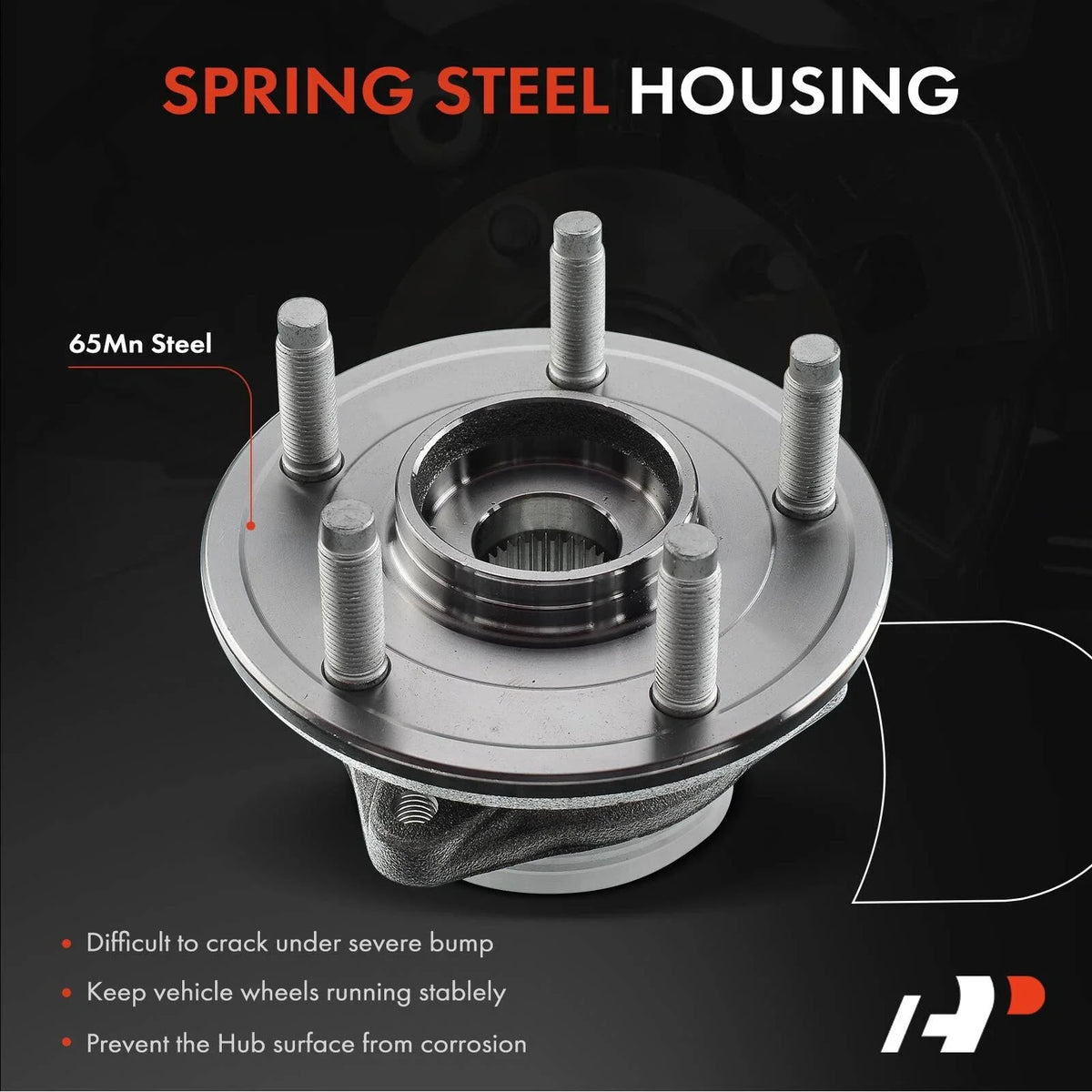2X Front Wheel Hub & Bearing Assembly for Jeep Grand Cherokee (2011–2021)