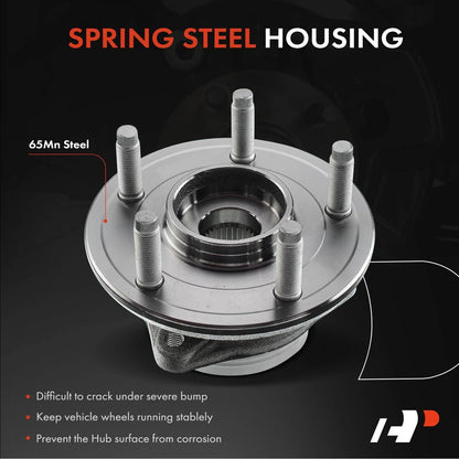 2X Front Wheel Hub & Bearing Assembly for Jeep Grand Cherokee (2011–2021)
