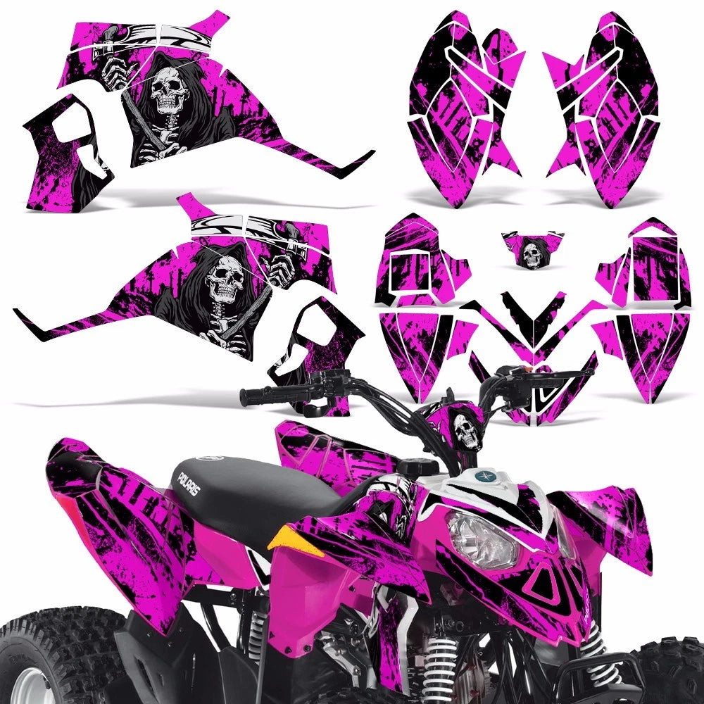 Decal Graphic Sticker Kit for Polaris Outlaw 90 110 (2002–2020)