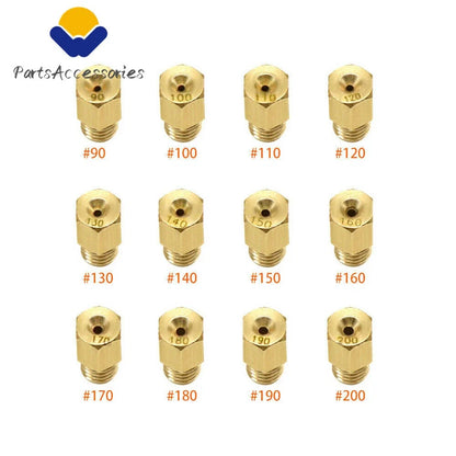 12x Carburetor Main Jets for Mikuni VM TM TMX (Fits 150-200)