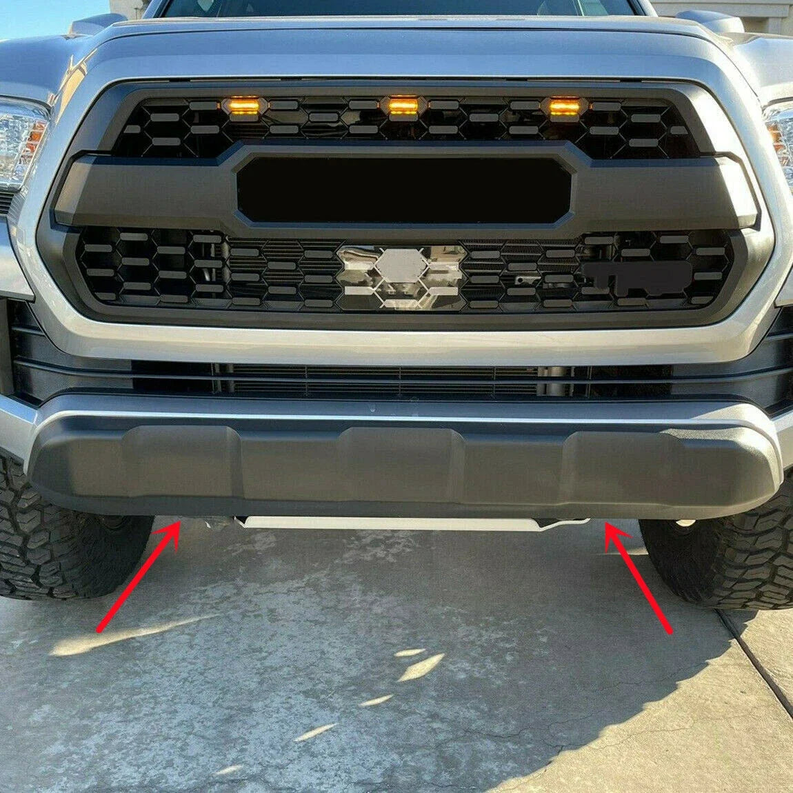 Front Lower Bumper Valance Panel Skid Plate for Toyota Tacoma (2016–2022)