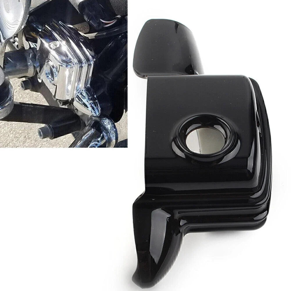 Black ABS Rear Brake Master Cylinder Cover for Harley Touring Electra Glide (2008–2021)