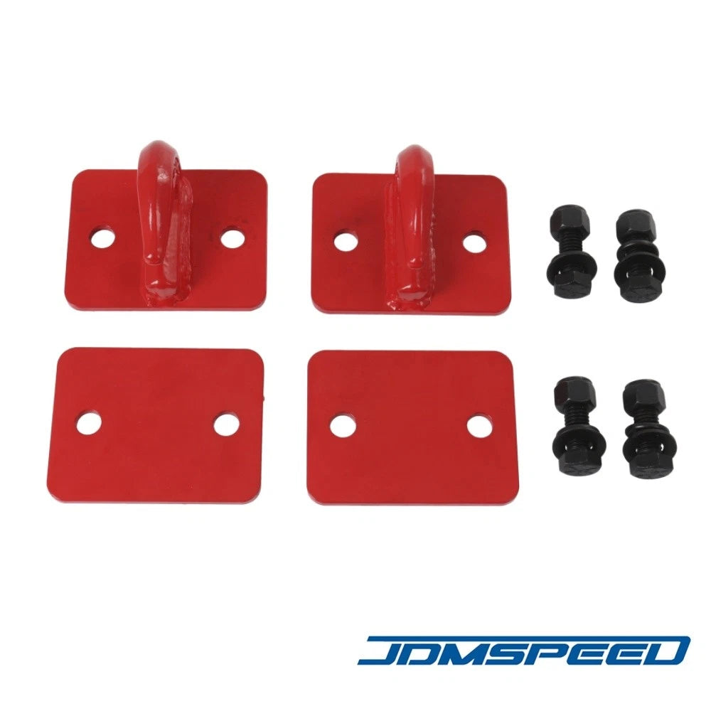 2X 3/8" Bolt On Grab Hooks for Loader Tractor Bucket (Heavy Duty)