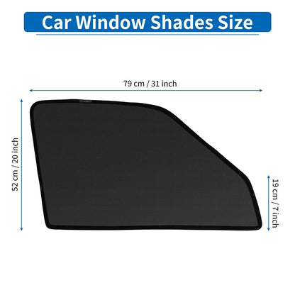 Car Window Cover for Nissan Serena C28 (2005–2010) Net Black
