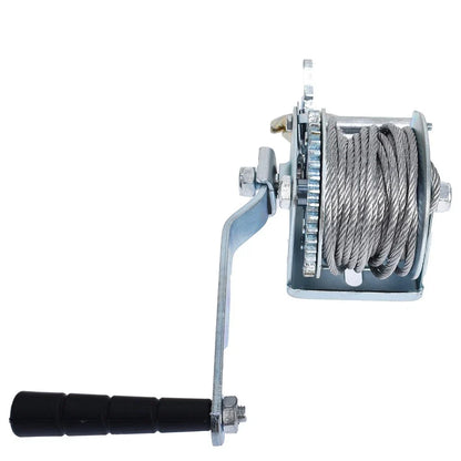 Heavy Duty Hand Winch for ATV Boat Trailer (600 lbs)