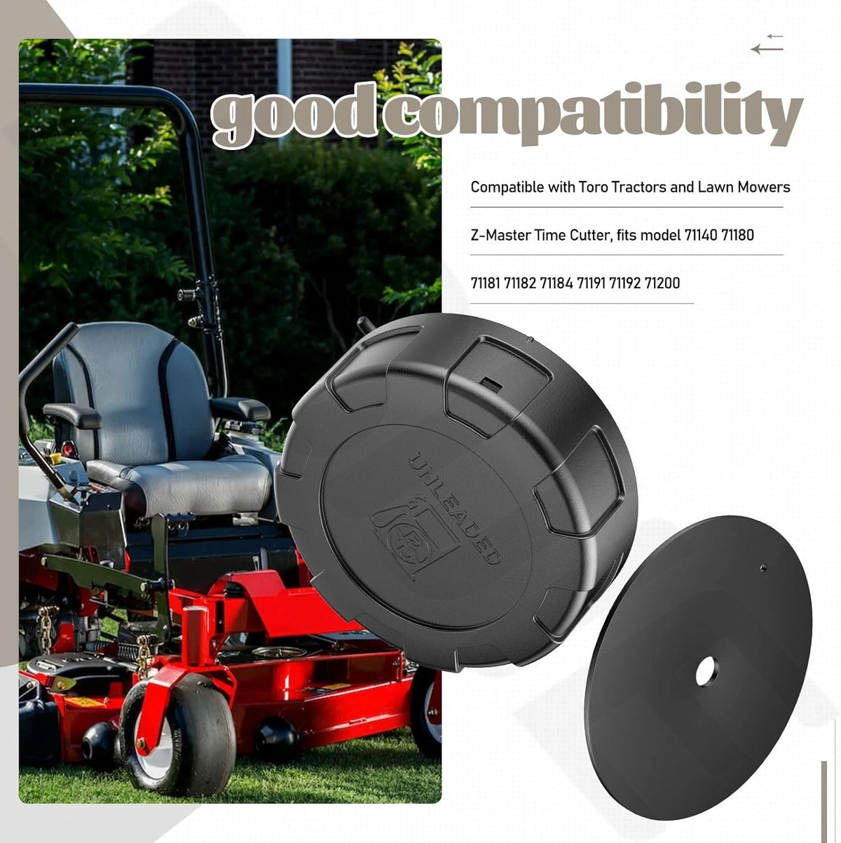 Gas Cap for Toro (2 Pack)
