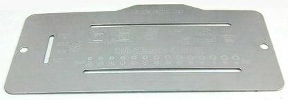 A/C Heater Control Plate for Peterbilt Slider Style (68328)