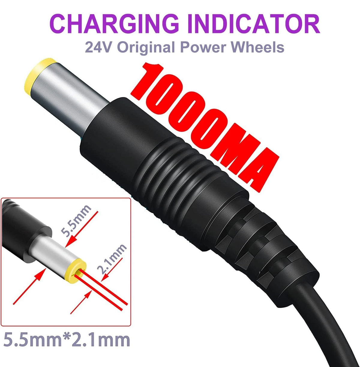 24V Charger for Kids Ride On Car Wrangler SUV
