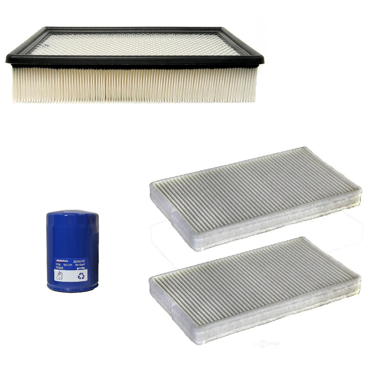 Engine Oil Air Paper Cabin Filter Kit for Silverado Sierra 3500 (2015–2023)