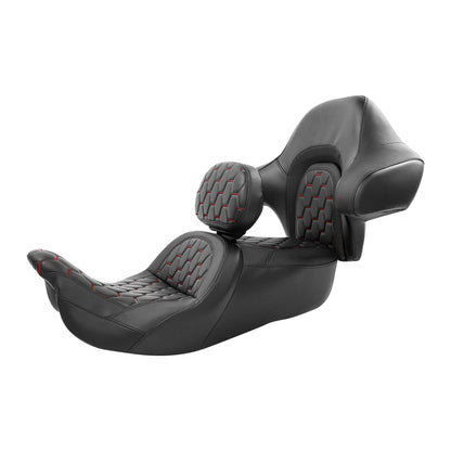 Driver Passenger Seat Backrest for Harley Touring Road Glide (2014–2023)