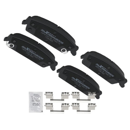 Set of 4 Rear Ceramic Brake Pads for Chevrolet Avalanche/Cadillac Escalade (2007–2013)