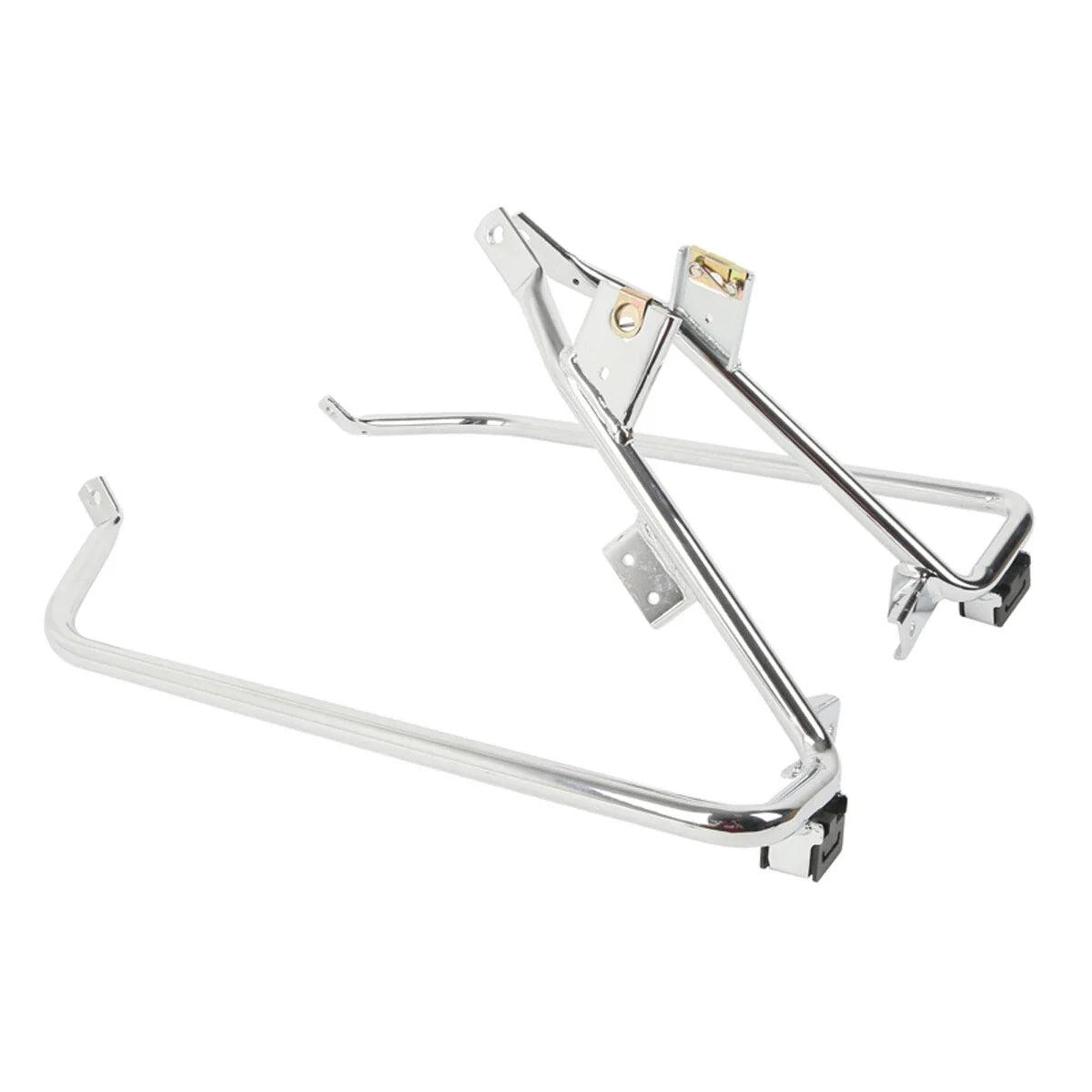 Chrome Saddlebag Support Bracket for Harley Touring Road King Glide (2009–2013)