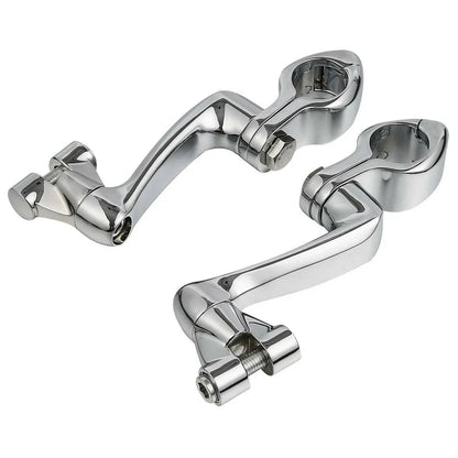 1 1/4" Adjustable Engine Guard Highway Foot Pegs for Harley