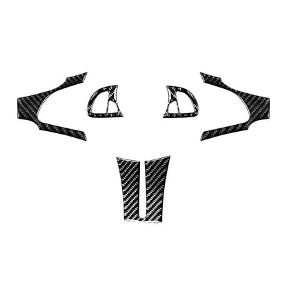 5 Pcs Carbon Fiber Steering Wheel Trim for BMW Z4 E85 (2003–2008)