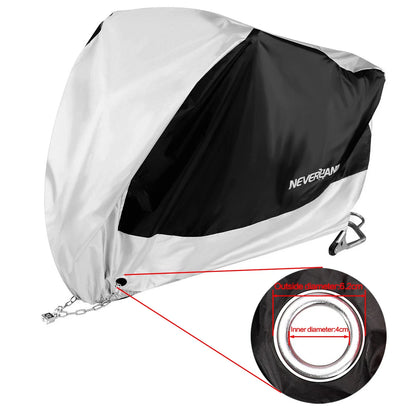 M Size Waterproof Motorcycle Cover for All Makes and Models