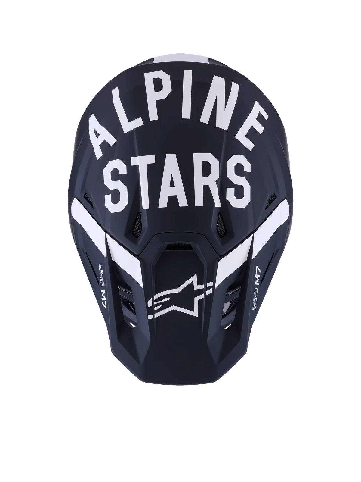 Alpinestars SM7 Dasher Helmet for Off-Road (X-Large, Black/White Matte)