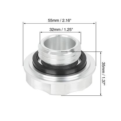Aluminum Alloy Oil Filler Cap for Honda Civic EK EG (1996–2000)