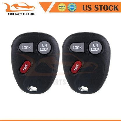 2X Key Entry Remote Fob for GMC Sierra Yukon Chevrolet Silverado (1999–2001)