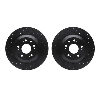 2X Brake Discs Rear for Acura TL (2009–2014) WHPN1-58032
