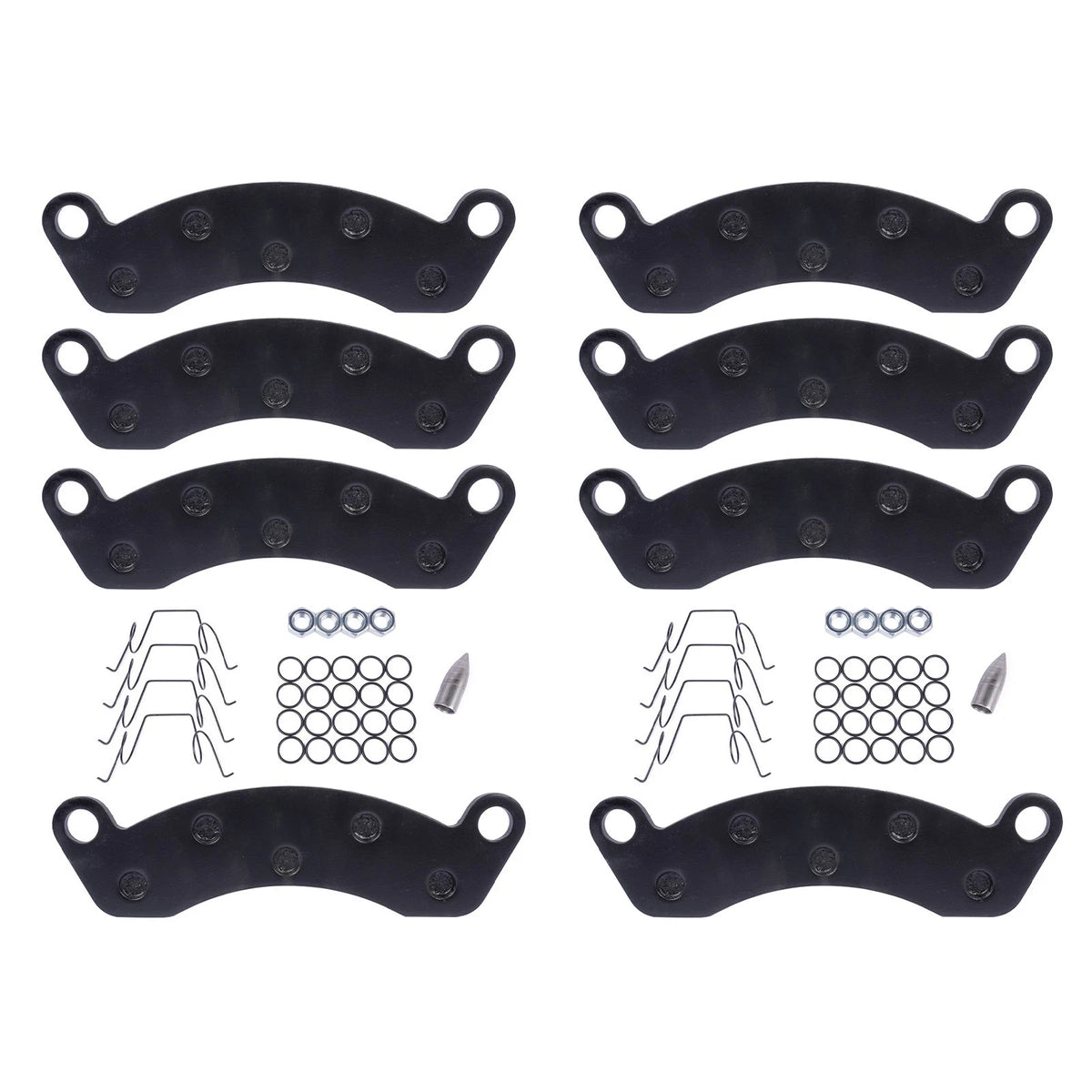 8 Brake Pad Kit for K71-180-00, TW-7020M (10K-12K Axle) Semi-Metallic