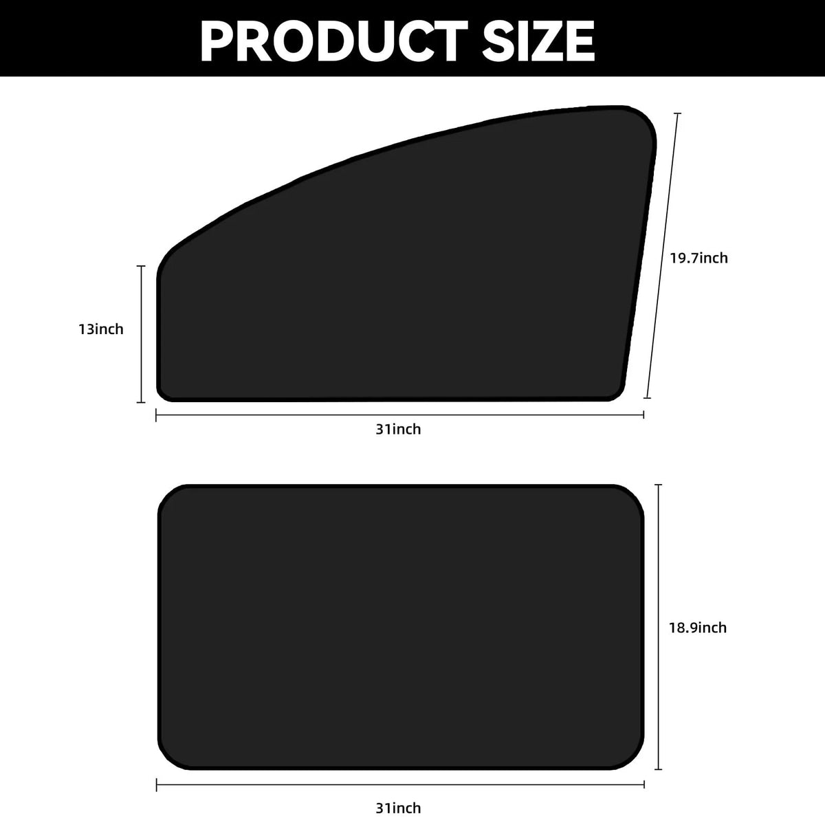Car Window Sun Shades for Universal Fit