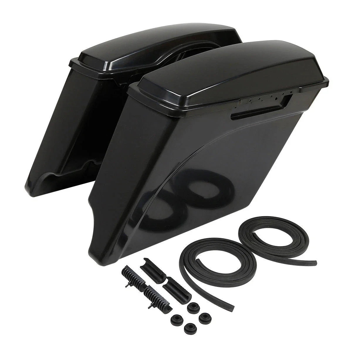 5" Stretched Hard Saddlebags for Harley Electra Glide, Street Glide, Road Glide (1993–2013)